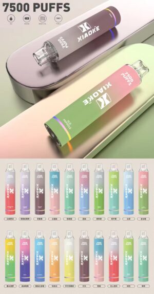 真人客服微信: Sp2good666 XIAOKE梟客拋棄式🪄7500口可充電🔋稀有綠豆口味(任選10隻送一隻口味請備註)