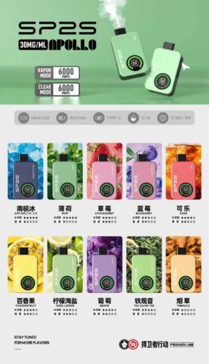 微信客服:sp2good666 SP2思博瑞拋棄式🪄12000口🔋室內搭飛機專用(可調無煙模式)(任選10隻送一隻口味請備註)